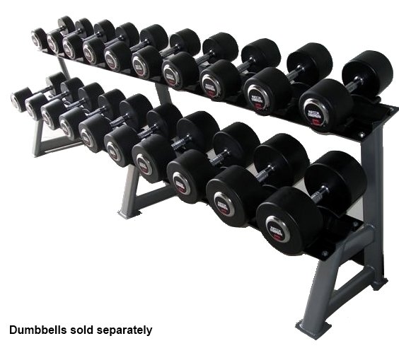 Fixed-Rubber-Dumbbell-Set